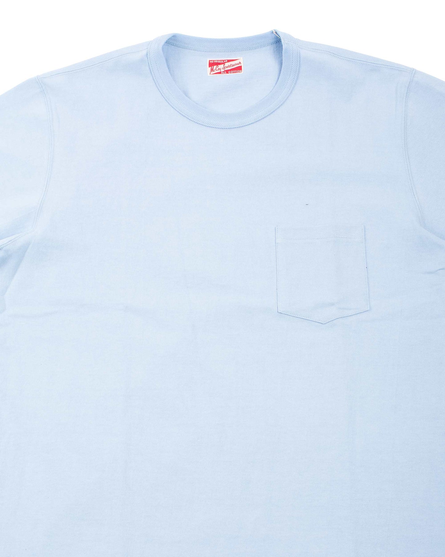 lost & found The Real McCoy's The Real McCoy's MC22006 Pocket Tee Saxe