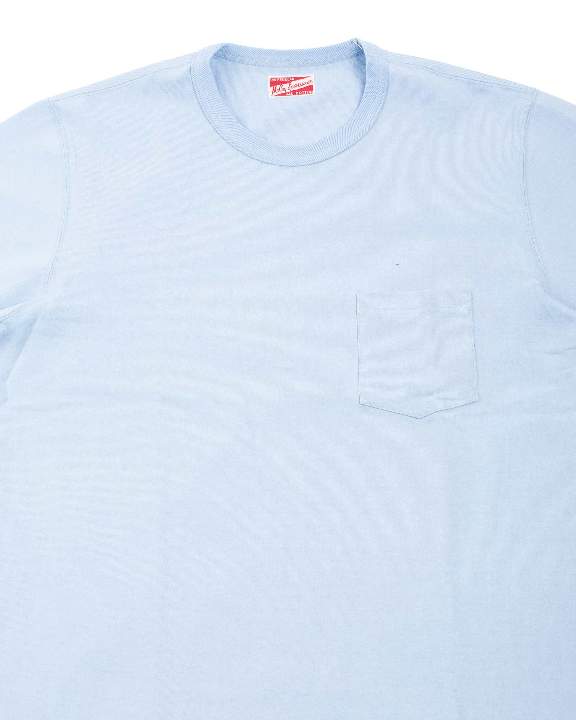 lost & found The Real McCoy's The Real McCoy's MC22006 Pocket Tee Saxe