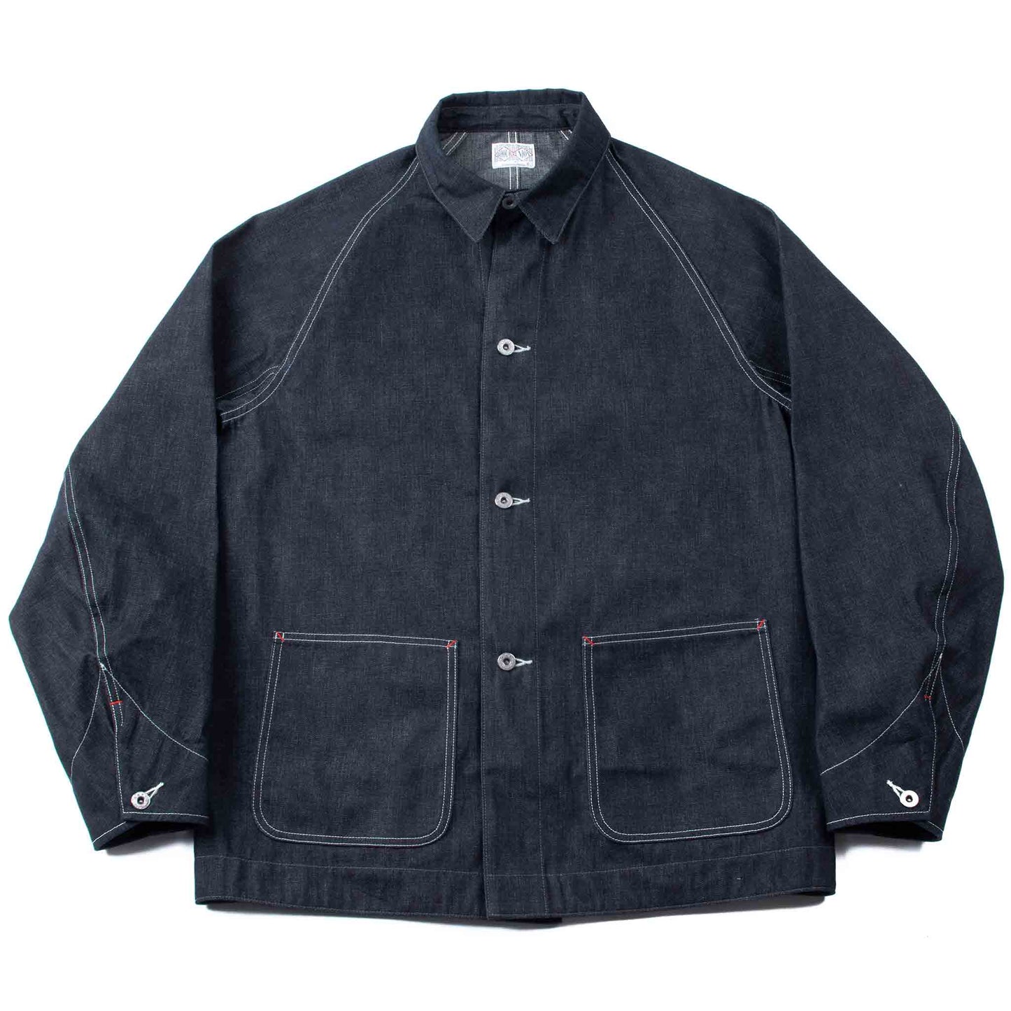 lost & found The Real McCoy's The Real McCoy's MJ21019 8HU WW2 Denim Chore Coat Indigo