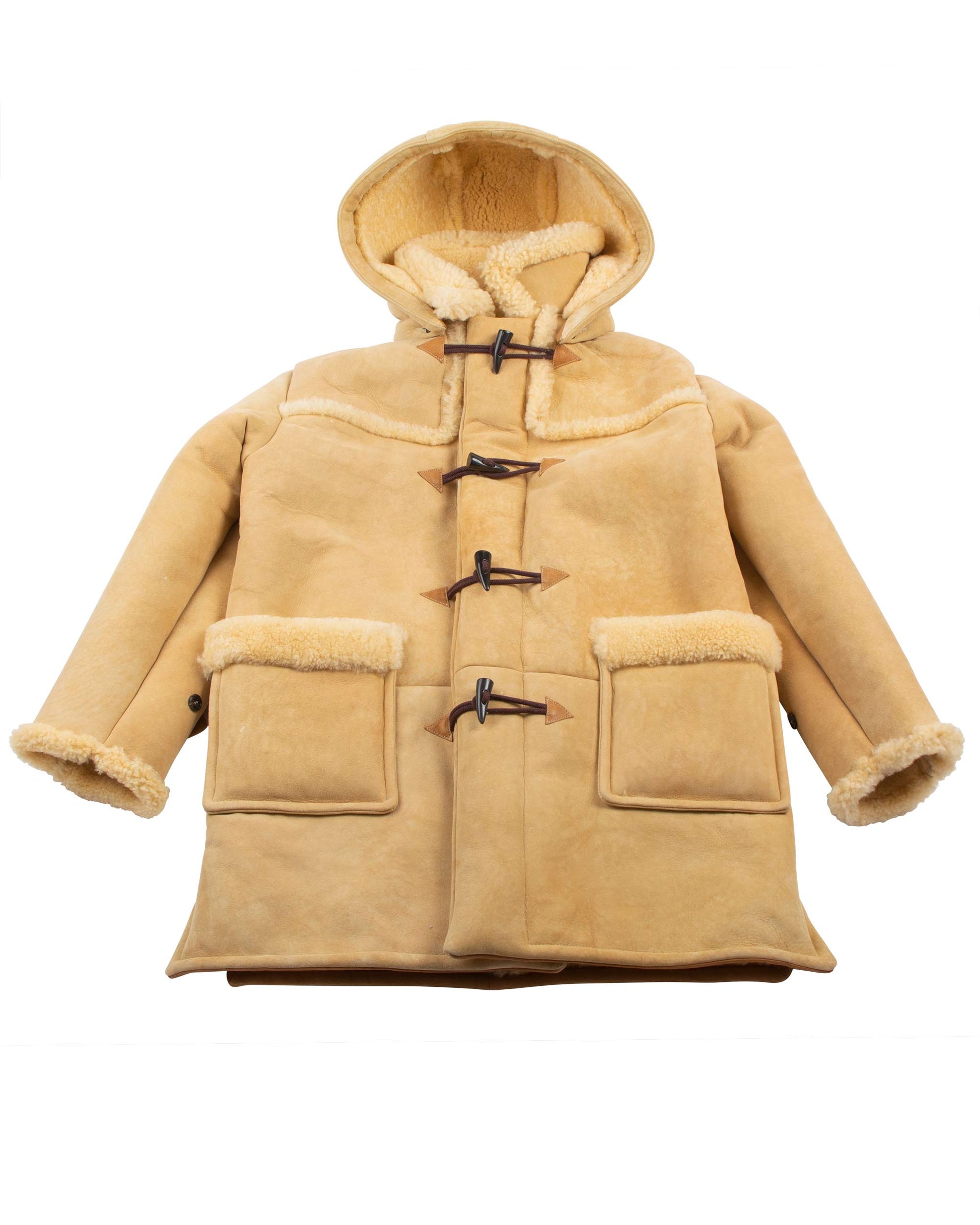 lost & found The Real McCoy's The Real McCoy's MJ21123 Mouton Duffle Coat Beige