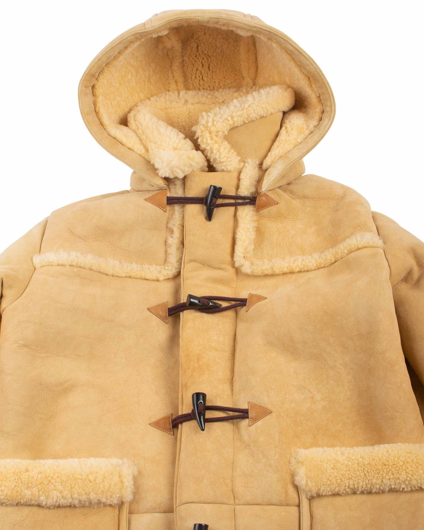 lost & found The Real McCoy's The Real McCoy's MJ21123 Mouton Duffle Coat Beige