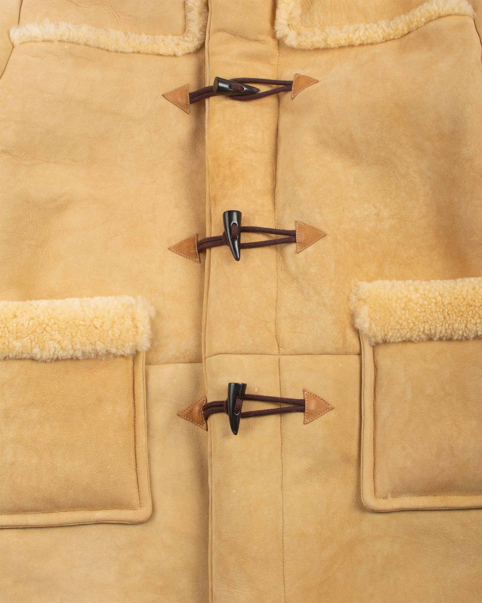 lost & found The Real McCoy's The Real McCoy's MJ21123 Mouton Duffle Coat Beige