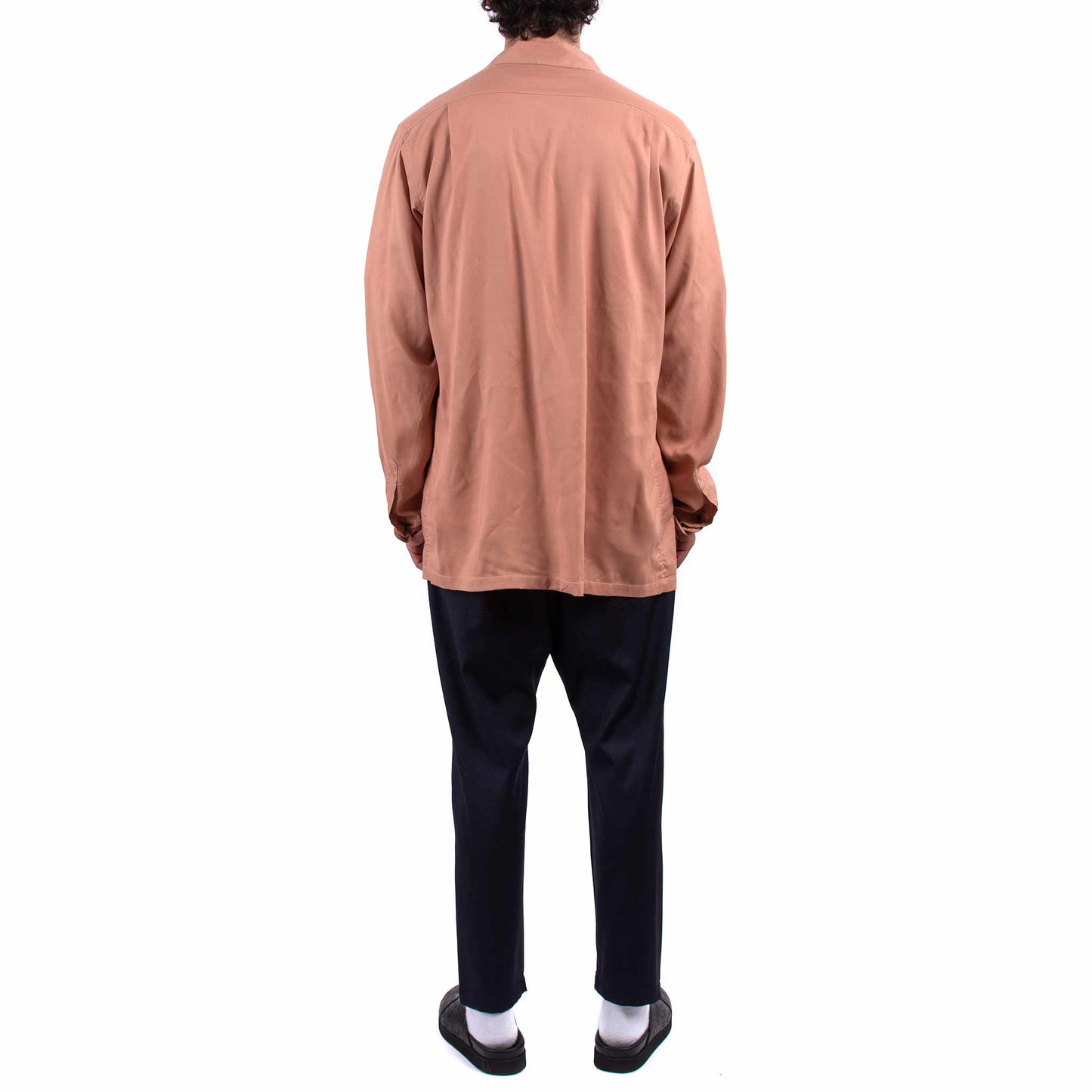 lost & found The Real McCoy's The Real McCoy's MS21009 Open Collar Rayon Shirt Pink