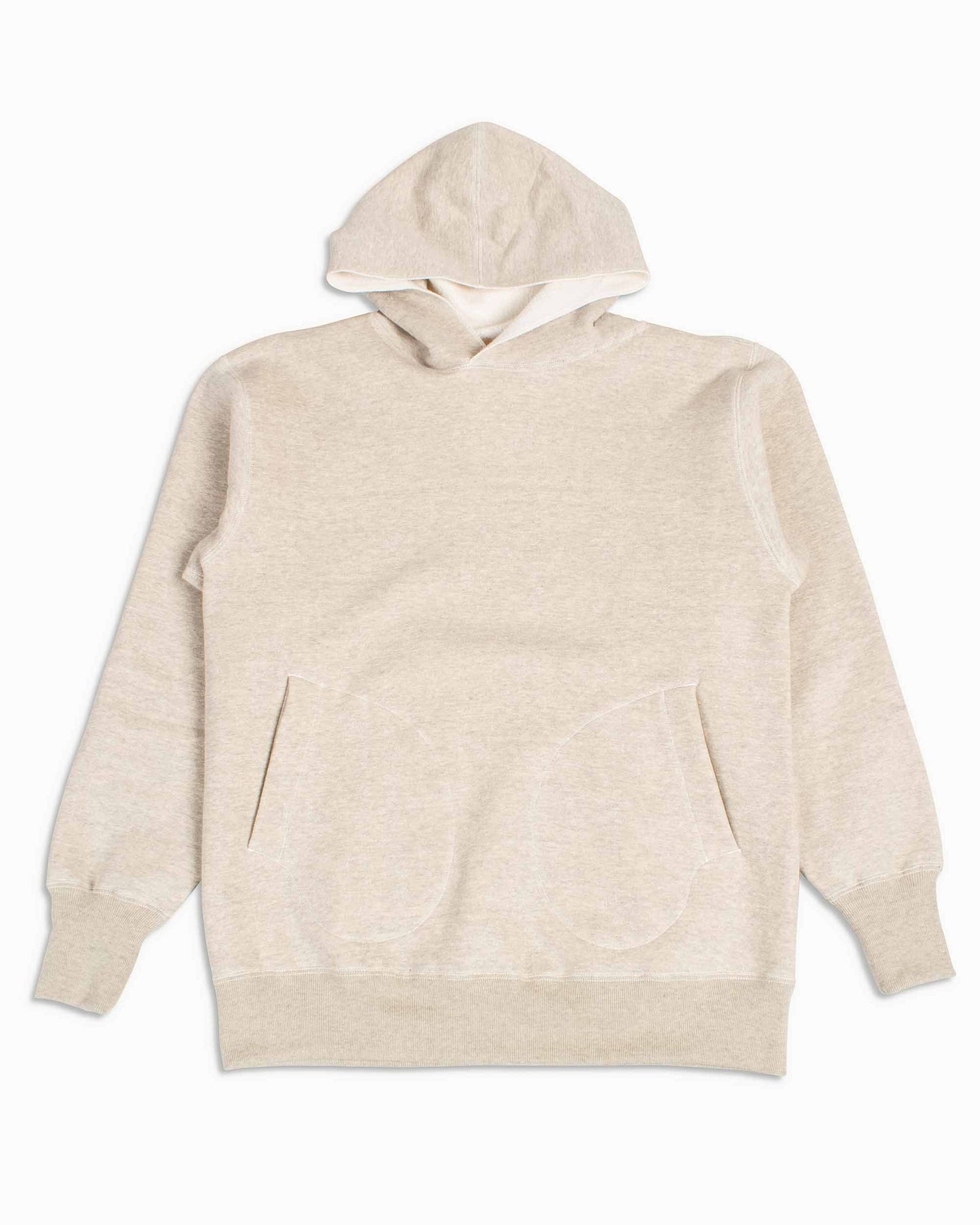 lost & found The Real McCoy's The Real McCoy's MC22112 Boxing Glove Pocket Hooded Sweatshirt Oatmeal