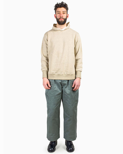 lost & found The Real McCoy's The Real McCoy's MC22112 Boxing Glove Pocket Hooded Sweatshirt Oatmeal