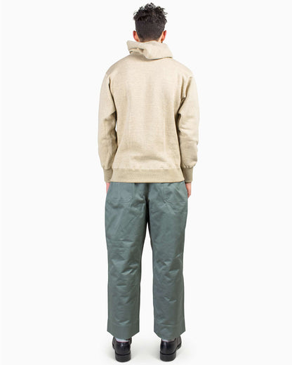 lost & found The Real McCoy's The Real McCoy's MC22112 Boxing Glove Pocket Hooded Sweatshirt Oatmeal