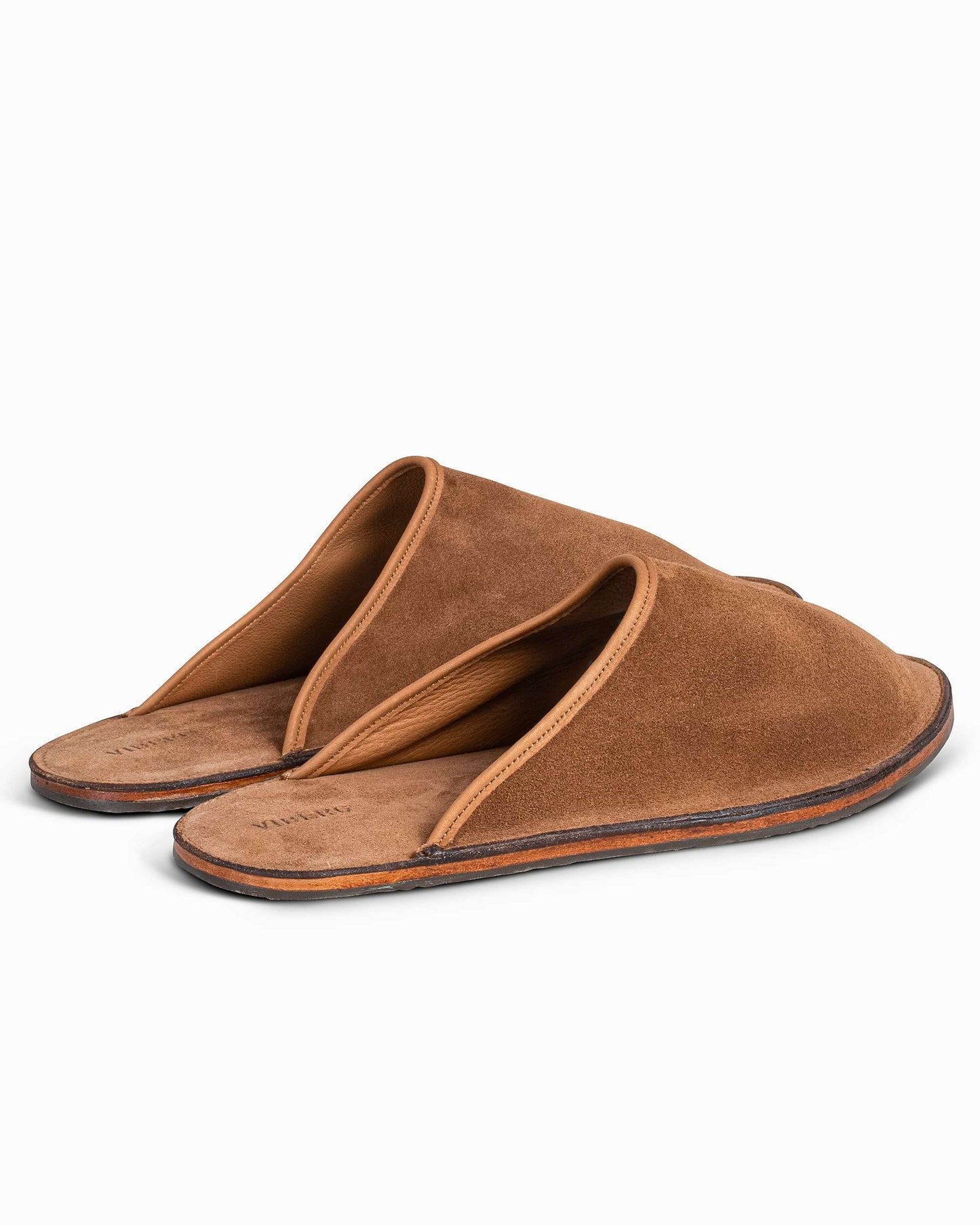 lost & found Viberg Viberg Slide Acero Janus Calf Suede
