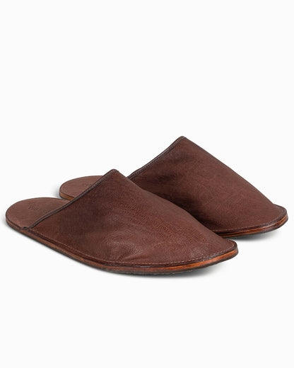 lost & found Viberg Viberg Slide Marrone Washed Kangaroo