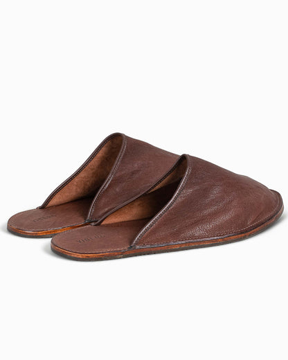 lost & found Viberg Viberg Slide Marrone Washed Kangaroo