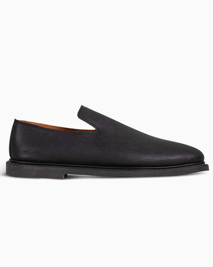 lost & found Viberg Viberg Slipper Nero Washed Kangaroo
