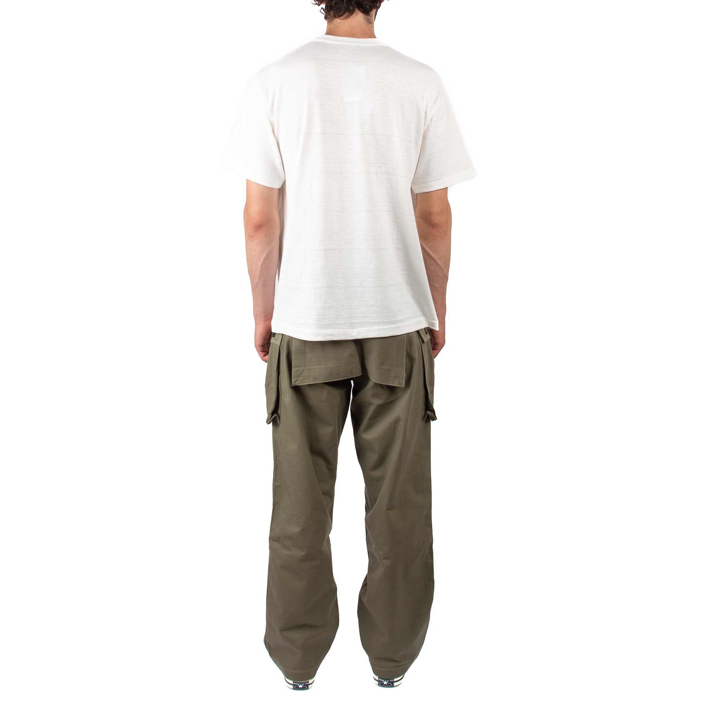 lost & found Warehouse Warehouse Lot. 1097 USMC Herringbone Monkey Pants OD Green
