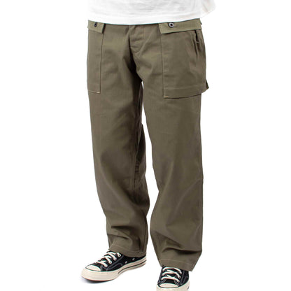 lost & found Warehouse Warehouse Lot. 1097 USMC Herringbone Monkey Pants OD Green