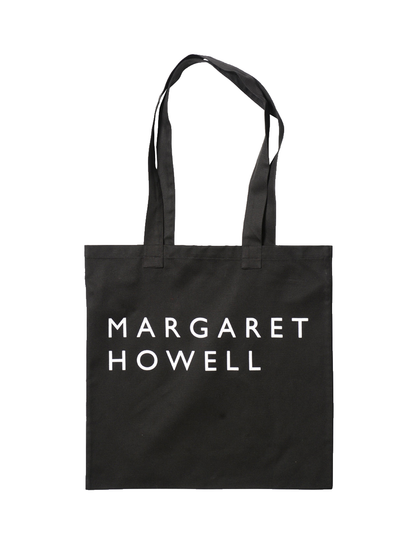 lost & found Margaret Howell Margaret Howell Logo Bag Cotton Drill Black
