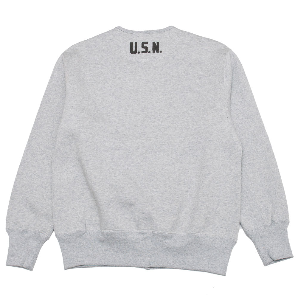 lost & found The Real McCoy's The Real McCoy's U.S.N. Cotton Cardigan Grey MC19104