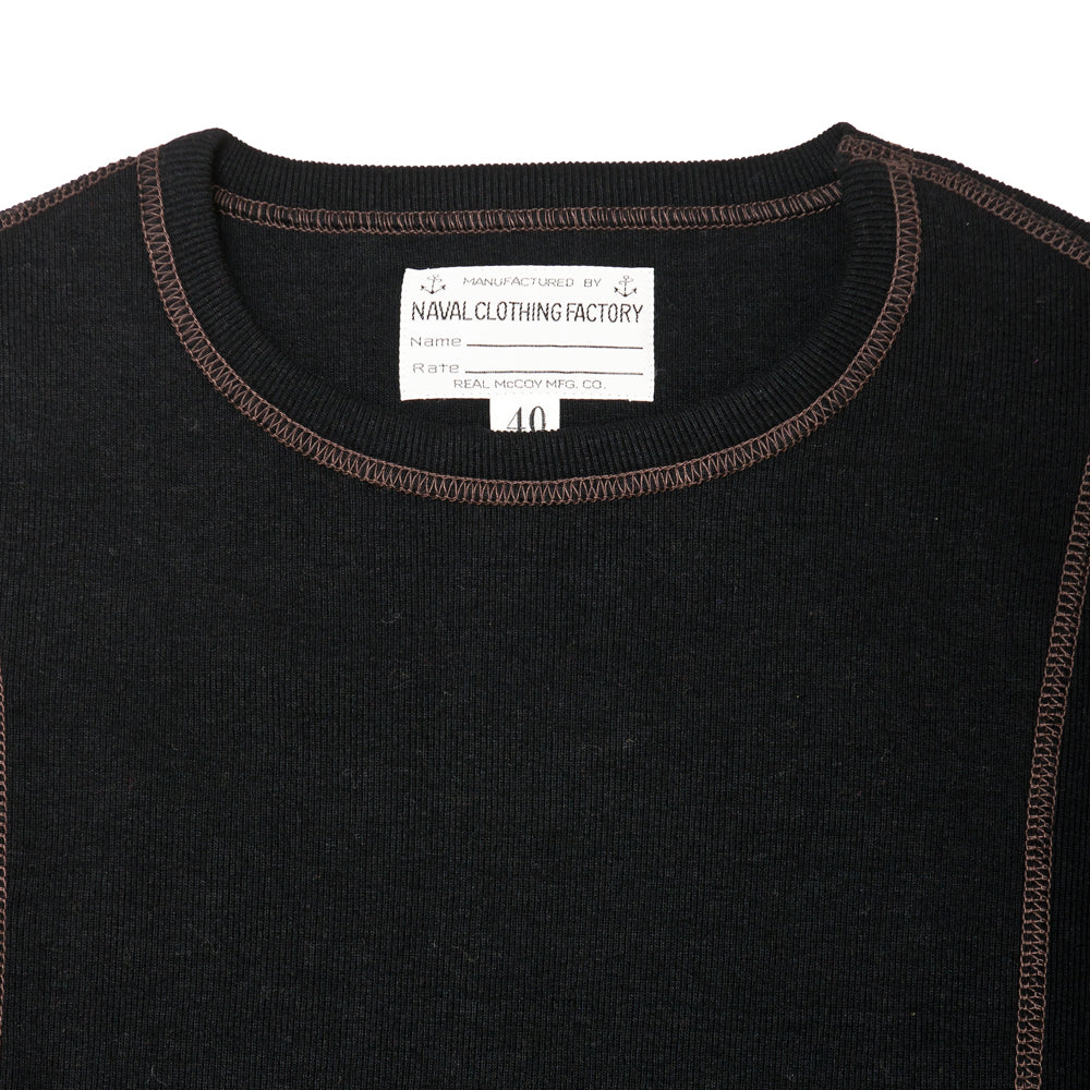 lost & found The Real McCoy's The Real McCoy's MC19105 U.S.N. N-1 Undershirt Black