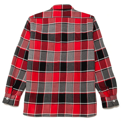 lost & found The Real McCoy's The Real McCoy's MS19105 8HU Napped Flannel Shirt / Tongass Plaid Red